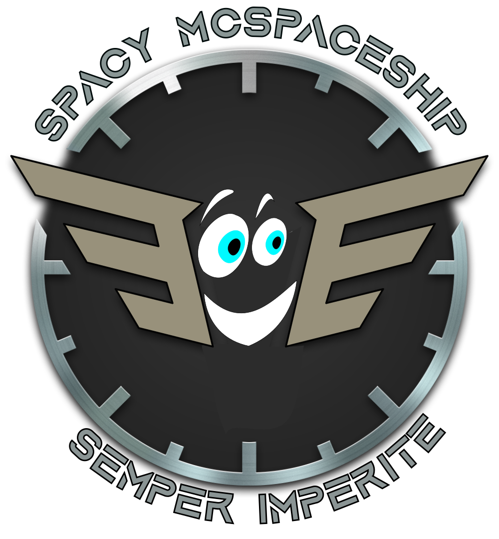 Logo für das Shiff Spacy McSpaceship